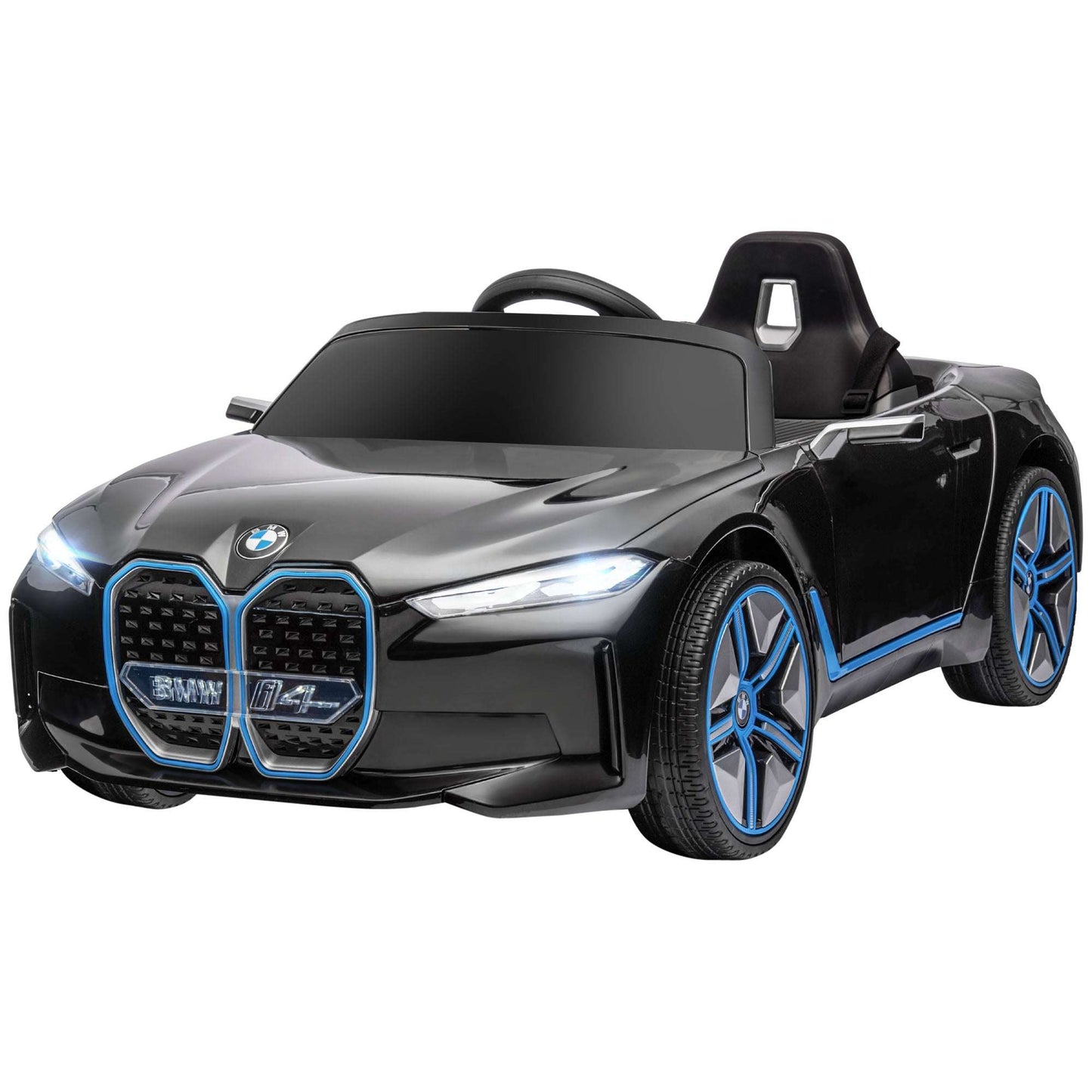 12V Kids Electric Car with 2.4G Remote - Sleek Black Ride On 12V Electric Car for Kids with 2.4G Remo | Ectron Online