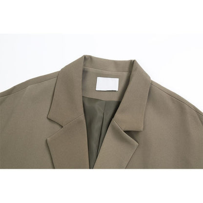 Women's Korean Style Vintage Blazer | Fashion Ins "Thin Looking" Coat Korean Style Thin Looking Fashion Ins Vi | Ectron Online