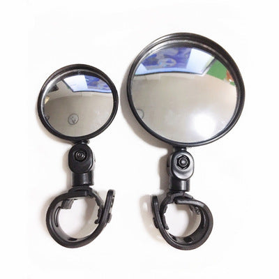 {{ brand }} Bicycle Rearview Mirror - Wide-angle Convex & Silicone Handle Glass large - Bicycle Rearview Mirror Wide-angle Conve