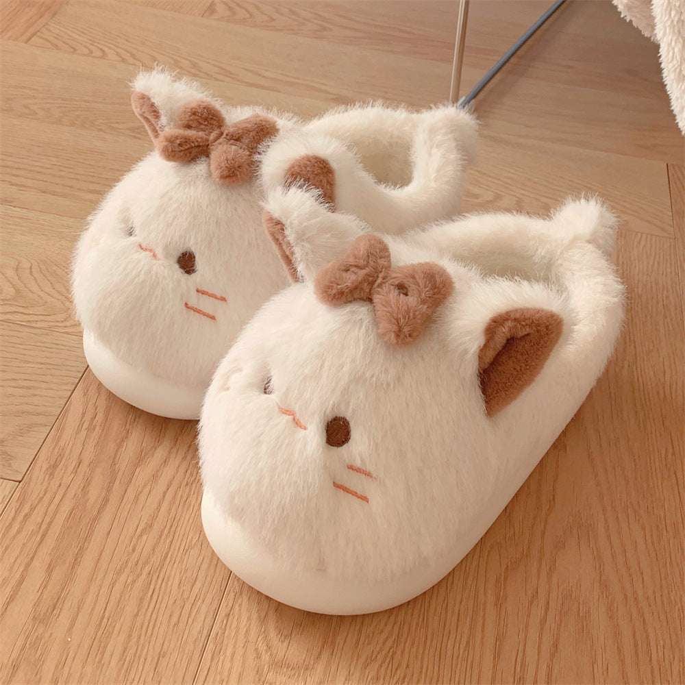 Cute Girl Heart Cartoon Cat Cotton Slippers Cute Girl Heart Cartoon Cat Cotton Slipp | Ectron Online