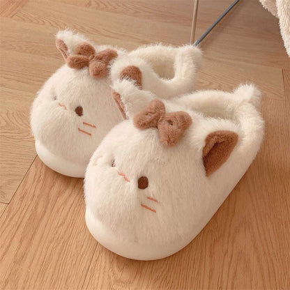 Cute Girl Heart Cartoon Cat Cotton Slippers Cute Girl Heart Cartoon Cat Cotton Slipp | Ectron Online