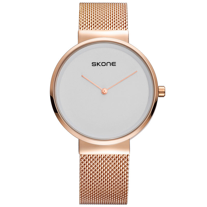 Simple Waterproof Mesh Strap Quartz Watch Quartz Watch Waterproof Fashion Simple W | Ectron Online