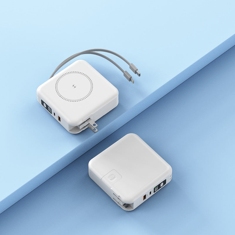 Magnetic Wireless Power Bank Five-in-One Magnetic Wireless Power Bank Five-in-one | Ectron Online