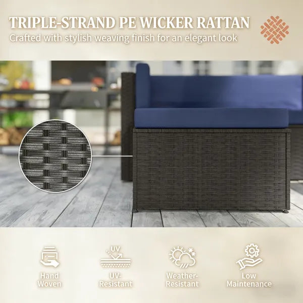 Outdoor Back-Yard Patio Furniture Set | Stylish Garden Seating
