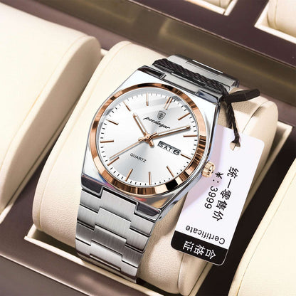 Men's Ultra-Thin Waterproof Watch Ultra-thin Men's Watch Waterproof Lumino | Ectron Online
