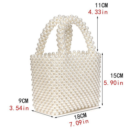 Pearl Bag European And American Style All-match Lady Handbag Bag Fashion Beads