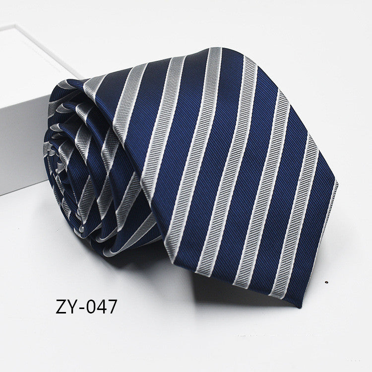 New Men's Hot Sale 1200D Striped Tie Men's Tie | Ectron Online