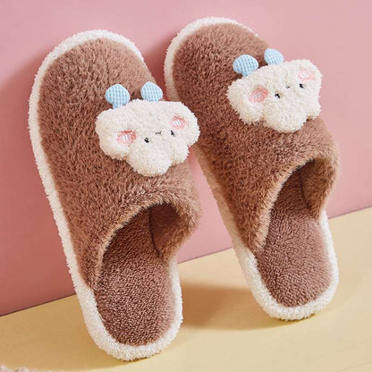 Clouds Couple Cotton Slippers – Cosy Unisex Winter Home Shoes Clouds Couple Cotton Slippers Unisex Hou | Ectron Online