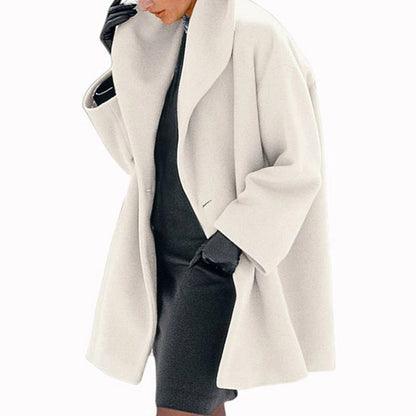 Women's Multi-Color Woolen Coat | Trendy Loose Round Neck Sweater Women's Trendy Clothes Multi-color Round | Ectron Online