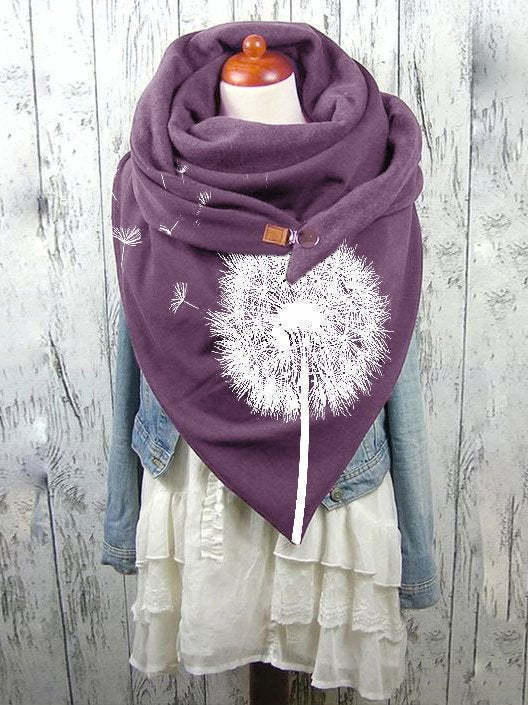 Women's Fashion Leisure Warm Clip Scarf