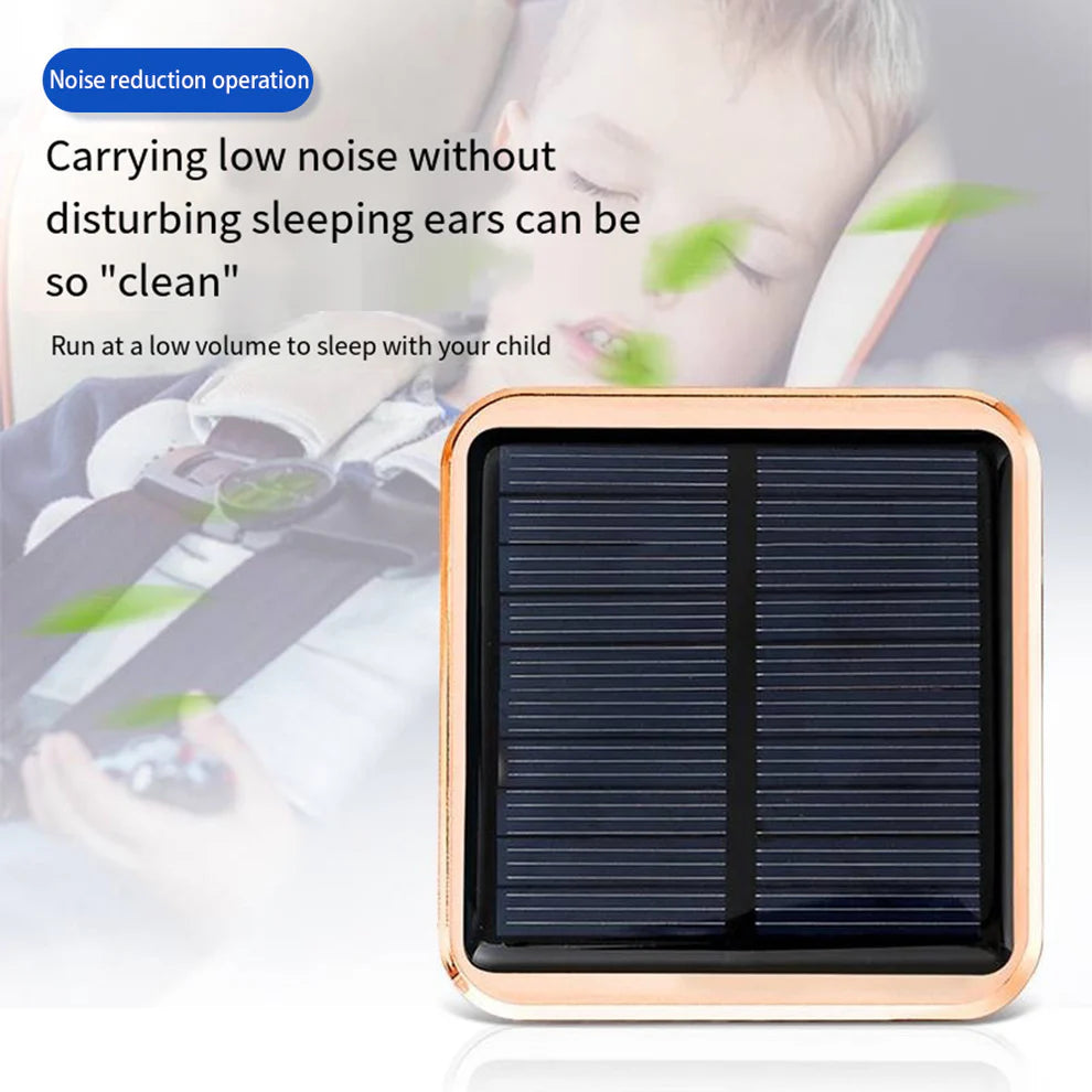 Car Mounted Solar Powered Air Purification  Deodorization Sterilization Disinfection Device