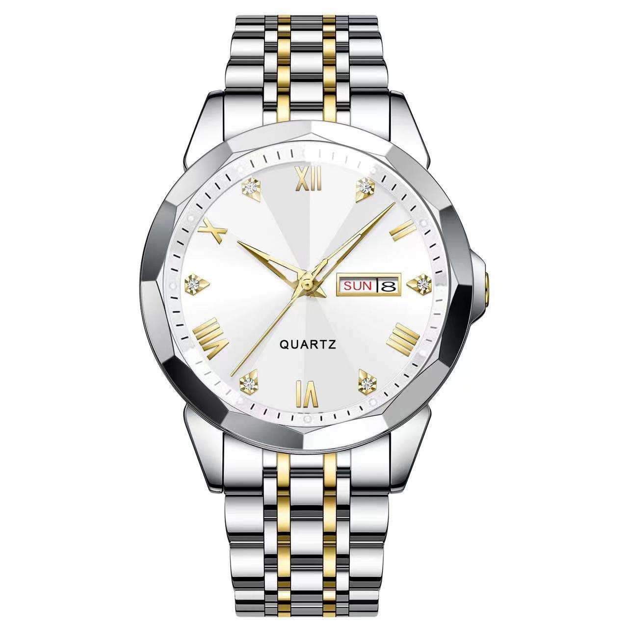 Men's High-Grade Business Watch Business Men's Watch Double Calendar Hig | Ectron Online