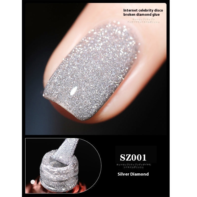 18-Color Disco Diamond Nail Gel – Glamorous Sparkle Nail Art Kits & Accessories | Ectron Online