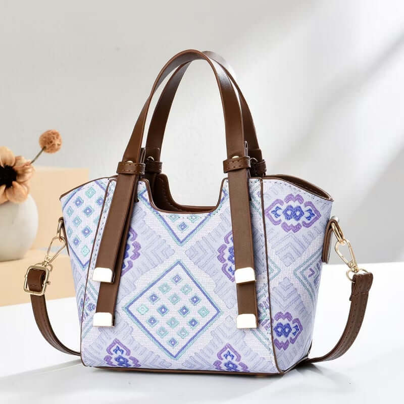 Monogram Boston Pillow Bag - Luxury Jacquard Embroidered Handbag New Model Monogram Boston Pillow Bag - W | Ectron Online