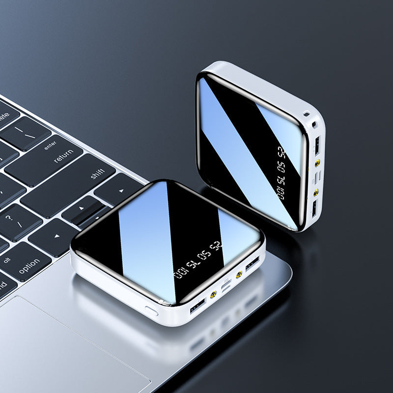 Mirror Mini-Portable Power Bank - Large Capacity Mirror Mini-portable Power Bank Large Ca | Ectron Online