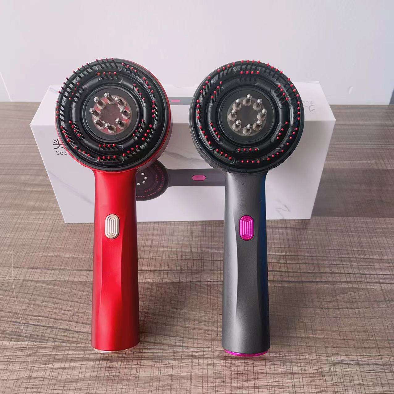 Electric Vibration Massage Comb Portable Hair Follicle Comb Scalp Oil Liquid Applicator Head Massager Hair Growth Anti Loss Care - Ectron Online