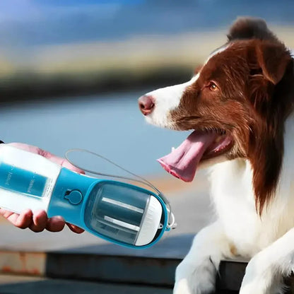 Dog Water Cup Drinking Food Garbage Bag Three-in-one Portable Small Multi-functional Pet Cups Pets Supplies - Ectron Online