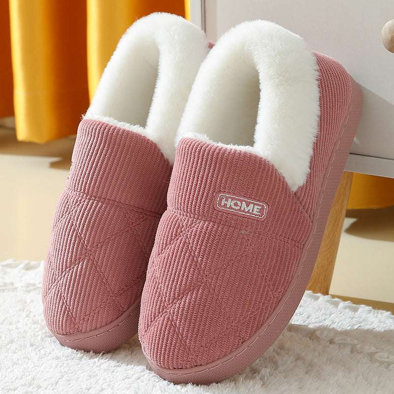 Women's Suede Mouth Indoor Corduroy Cotton Shoes Women's Suede Mouth Indoor Corduroy Cott | Ectron Online