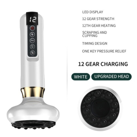 Electric Cupping Massager Electric Vacuum Cupping Massager For Body Anti-Cellulite Suction Cup Gua Sha Massage Body Cups Guasha Fat Burning Slimming Jars | Ectron Online