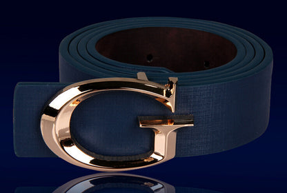 Casual Fashion Men's And Women's Alloy Belt With Jersey Buckle