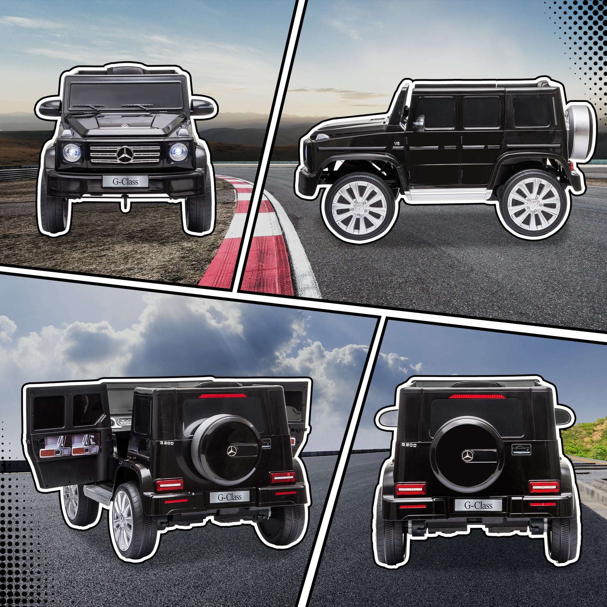 Licensed Mercedes-Benz G500 Kids Car - 12V Electric G-Wagon & Remote 12V Mercedes Benz G500 Licensed Kids Ele | Ectron Online