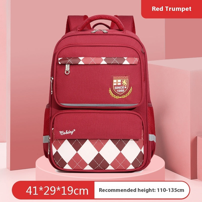 Ergonomic Boys Schoolbag – Waterproof & Spine Support (Grades 3–4) Boys Burden Relief Spine Protection Chil | Ectron Online