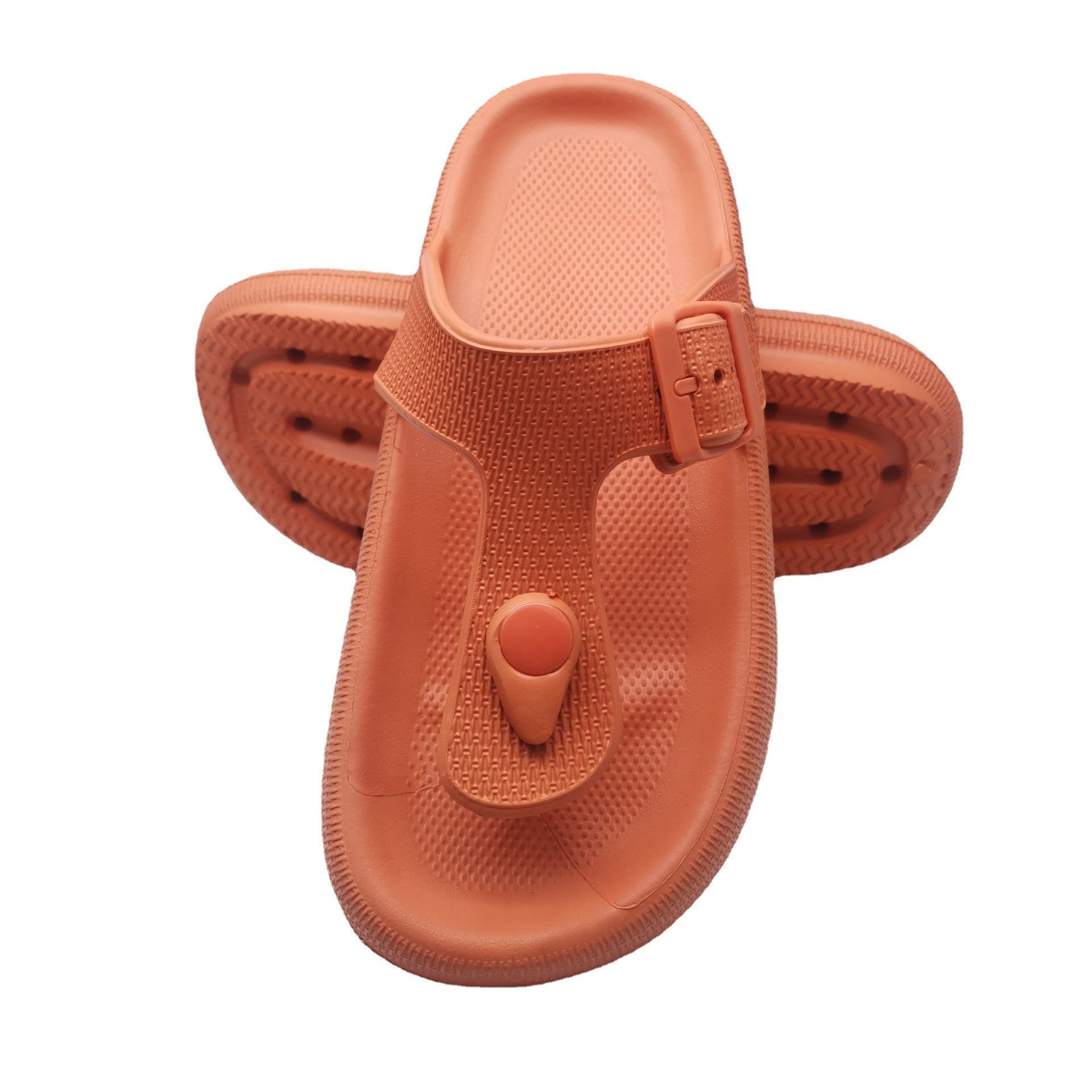 EVA Buckle Flip-flop Fashion Non-slip Slip-on Slippers Outdoor Dual-use Beach Shoes EVA Buckle Flip-flop Fashion Non-slip Sl | Ectron Online