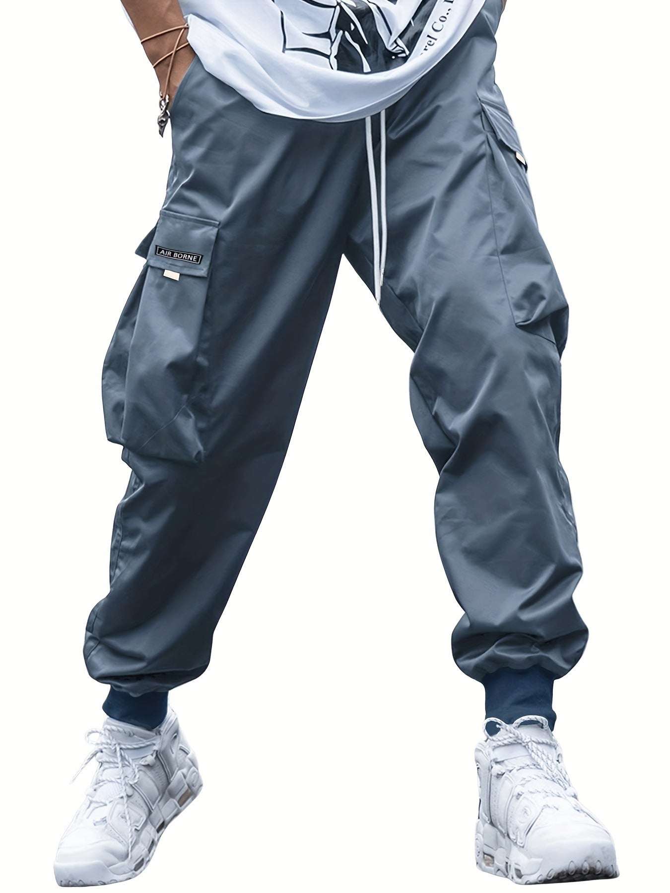 Casual Cargo Pants for Men - Streetwear & Sports Multi-pocket Cargo Pants Men's Casual Hi | Ectron Online