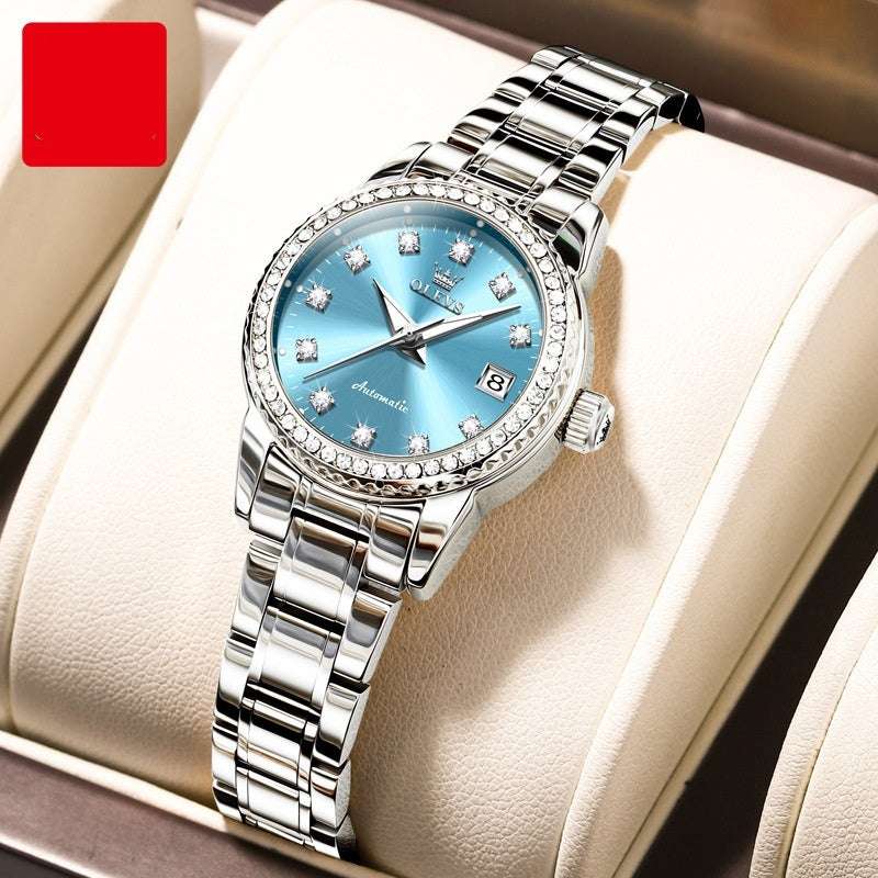 Women's Waterproof Casual Mechanical Watch Women's All-match Casual Waterproof Mech | Ectron Online