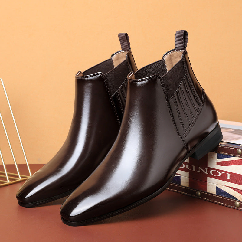 Men’s Chelsea Boots – Pointed Toe, Square Heel & British Style Pointed Toe Chelsea-style Boots For Men | Ectron Online