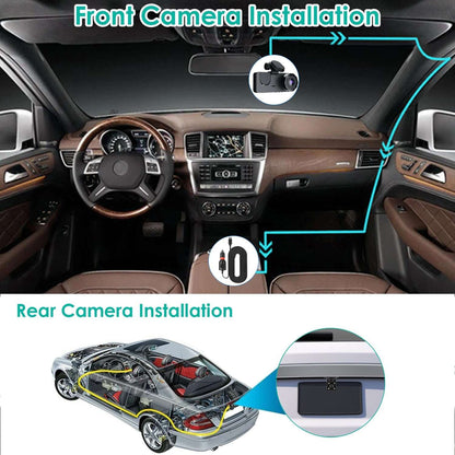 3-Channel 360° Dash Cam - 1080P Front, Interior & Rear Car Camera 3 Channel Dash Cam Front Inside Rear Veh | Ectron Online