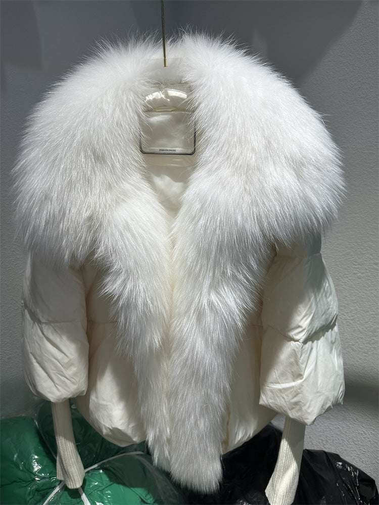 Women's Niche Design White Duck Down Jacket White Duck Down Jacket Niche Design Wome | Ectron Online