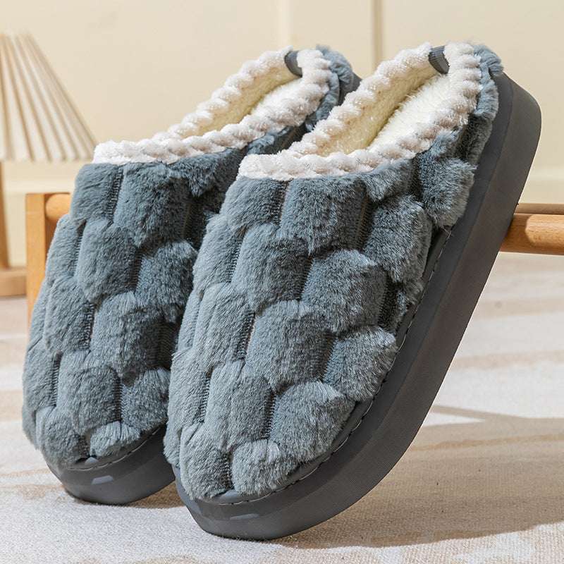 Women's Thick Bottom Cotton Slippers Women's Indoor Non-slip Thick Bottom And | Ectron Online