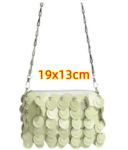 Chain Glitter Sequin Bling Shoulder Bag - Sparkling & Stylish Chain Glitter Sequin Bling Shoulder Bag | Ectron Online