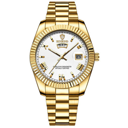 Men's &amp; Women's Blue Quartz Business Watch Set Blue Quartz Watch Couple Business Watch | Ectron Online