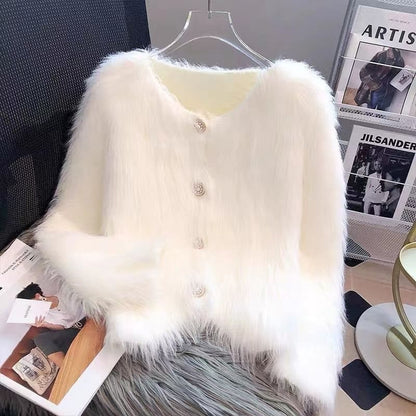 Women's Thickened Knitted Cardigan | Warm Autumn & Winter Coat Knitted Cardigan Sweater Coat For Women | Ectron Online