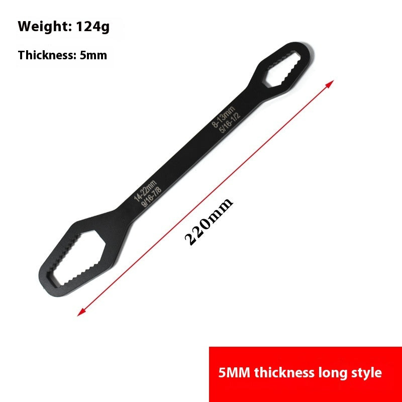 Universal 8-22mm Two-Headed Box Wrench - Non-Slip Hand Tool