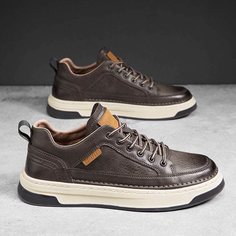 Men’s Casual Leather Shoes – Waterproof & Business Suit Style Men's Casual Leather Shoes Waterproof Bu | Ectron Online