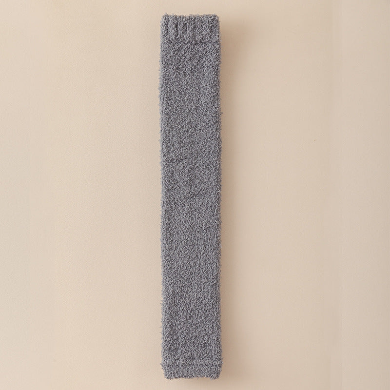 Plush Winter Warm Dual-Purpose Heel & Knee Protection Socks for Seniors