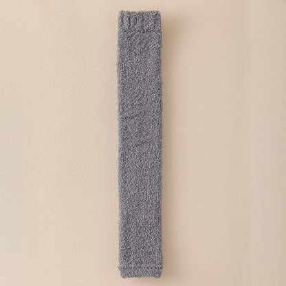 Plush Winter Warm Dual-Purpose Heel & Knee Protection Socks for Seniors