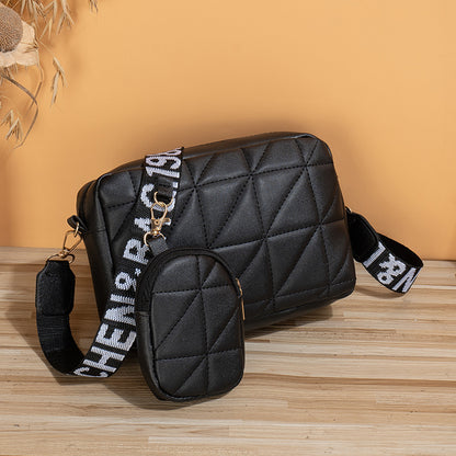 Women's 2-Piece Messenger Bag Set | All-Match Handbag & Purse New Two-piece Set Women's All-match Mess | Ectron Online