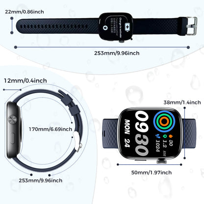 Smart Watch with Bluetooth Call & 1.95" HD Screen | Fitness Tracker Smart Watch Bluetooth Call &1.95 HD Scre | Ectron Online