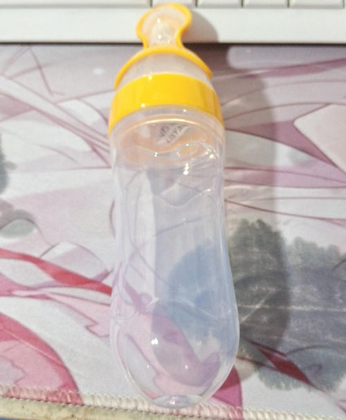 Silicone Baby Spoon Bottle Feeder