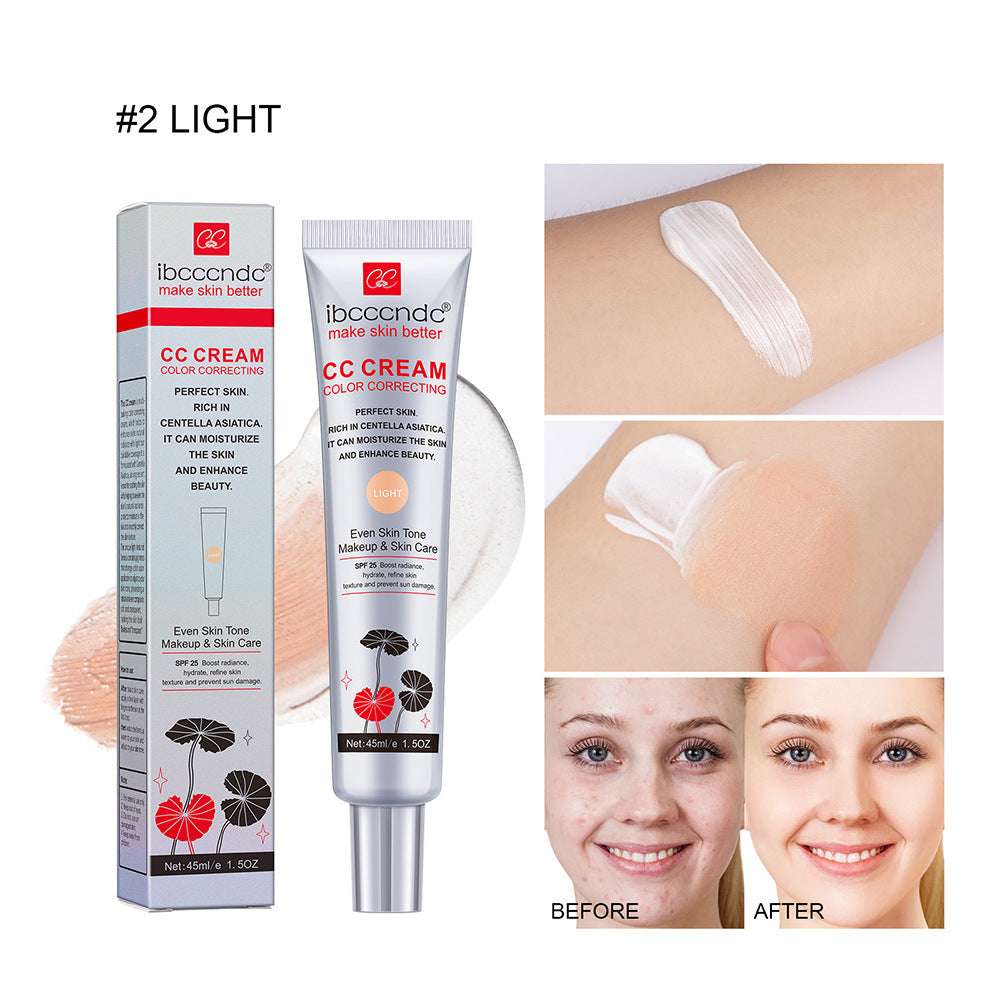 Moisturizing CC Cream - Waterproof Makeup & Concealer Moisturizing Correcting CC Cream Waterpr | Ectron Online