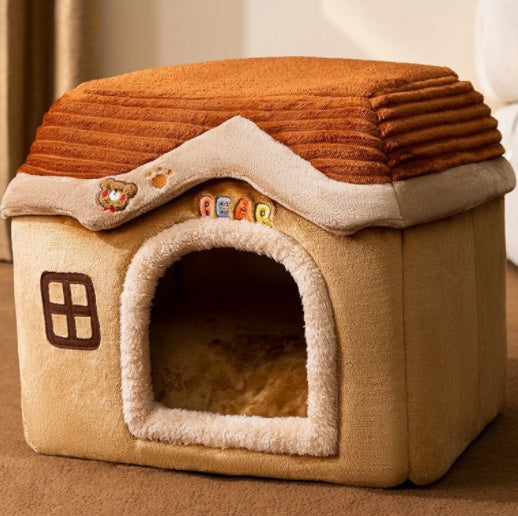 Cozy Pet Cave | Winter Pet Shelter Pet Nest | Ectron Online