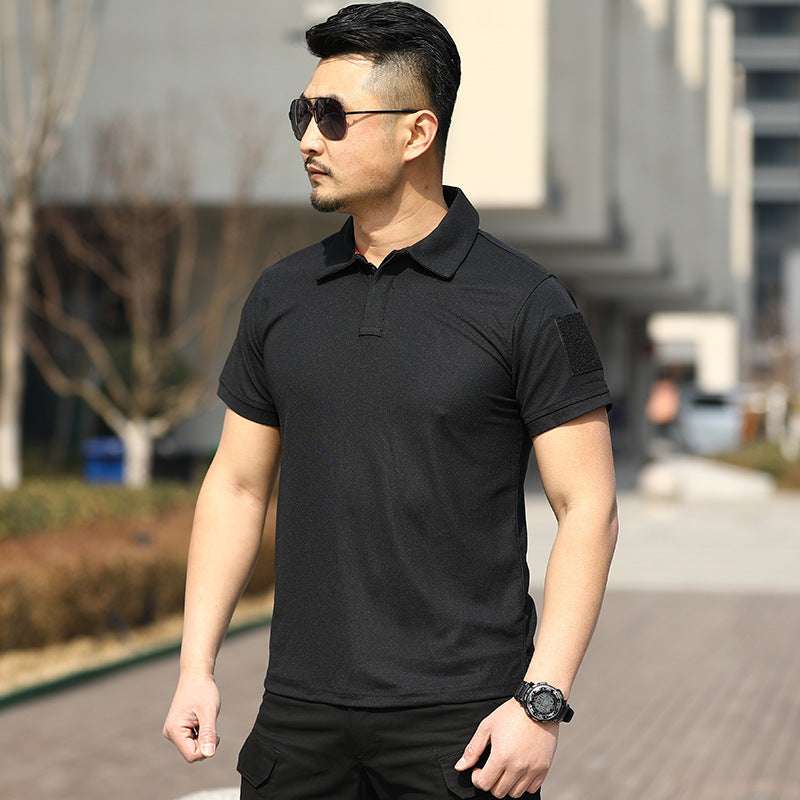 Men’s Quick-Dry Sports T-Shirt – Loose Lapel Summer Outdoor Men's Sports Loose Summer Outdoor Lapel | Ectron Online