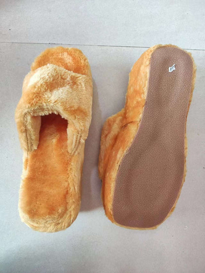 Women’s Square Head Fleece-lined Slippers – Thick & Warm Square Head Fleece-lined Thick Slippers | Ectron Online