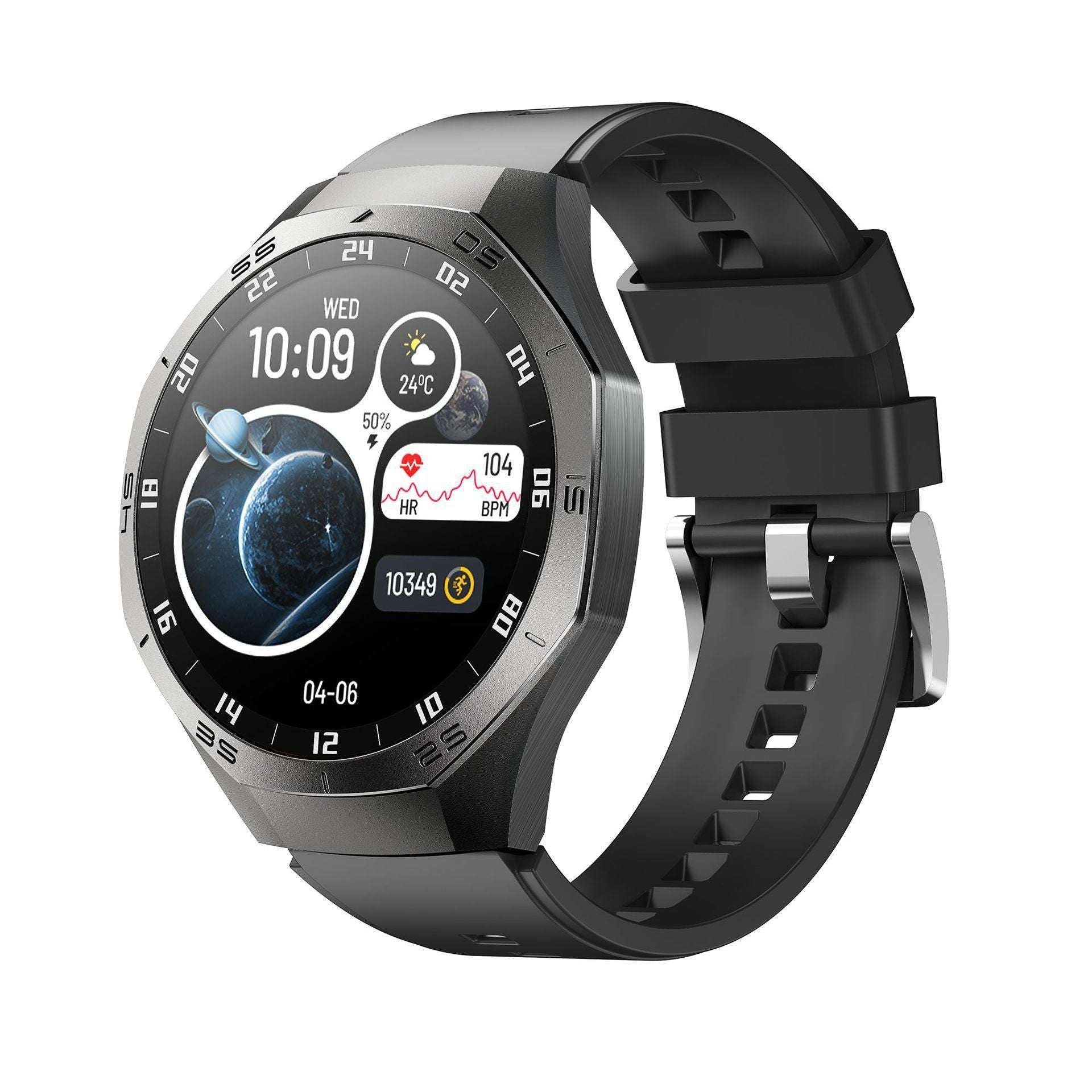 {{ brand }} Smart TFT Bluetooth Calling Watch with Camera Black Silicon - Smart TFT Bluetooth Calling Camera Watch