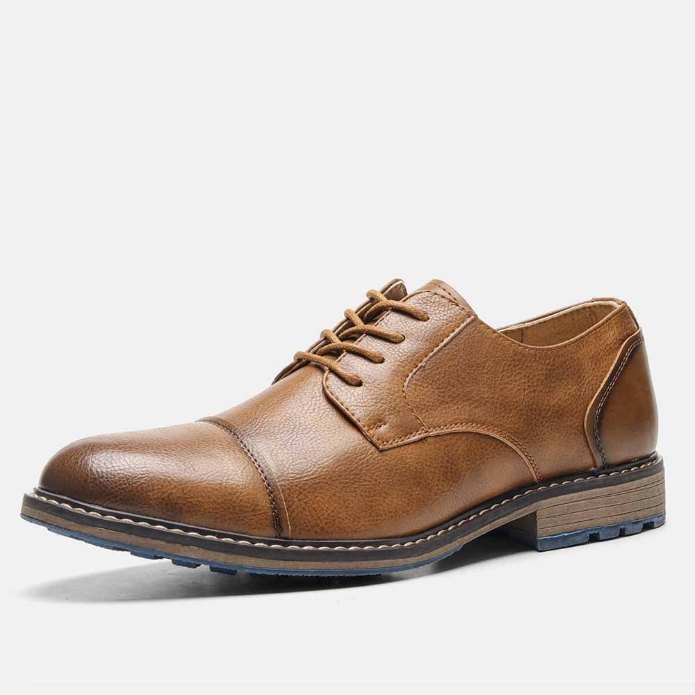 Men’s Fashion Summer Retro Leather Shoes Men's Fashion Summer Retro Plus Size Lea | Ectron Online