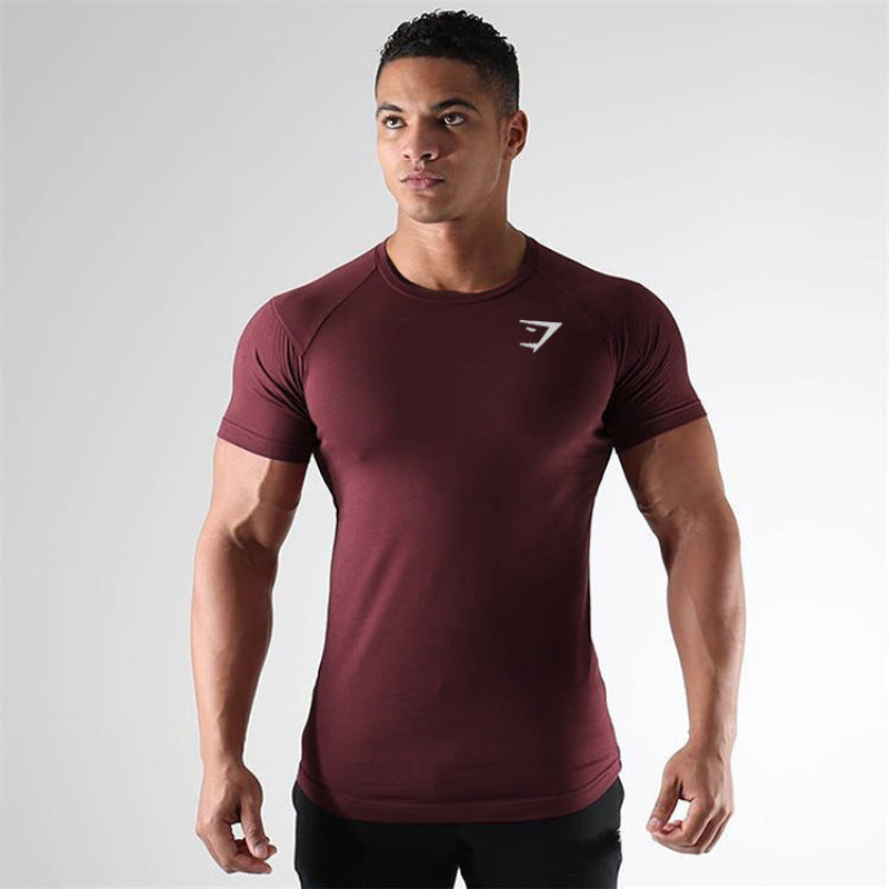 Men’s Summer Sports T-Shirt – Fitness & Leisure Short Sleeve Summer New Men's T-Shirt Sports Fitness | Ectron Online